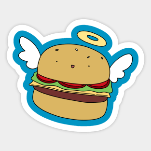 Angel Hamburger Sticker